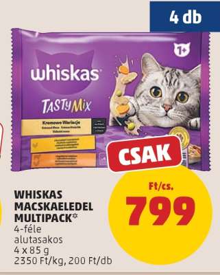 Whiskas Macskaeledel Multipack
