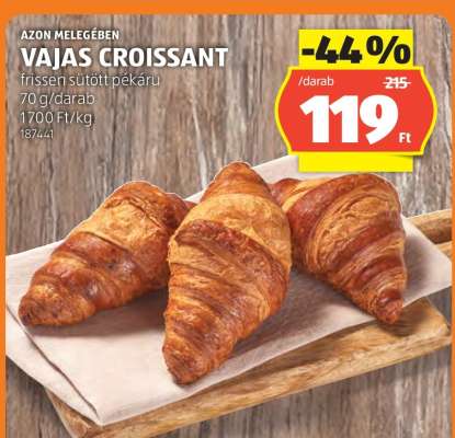 Vajas croissant