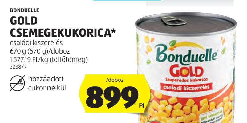 Bonduelle Gold Csemegekukorica
