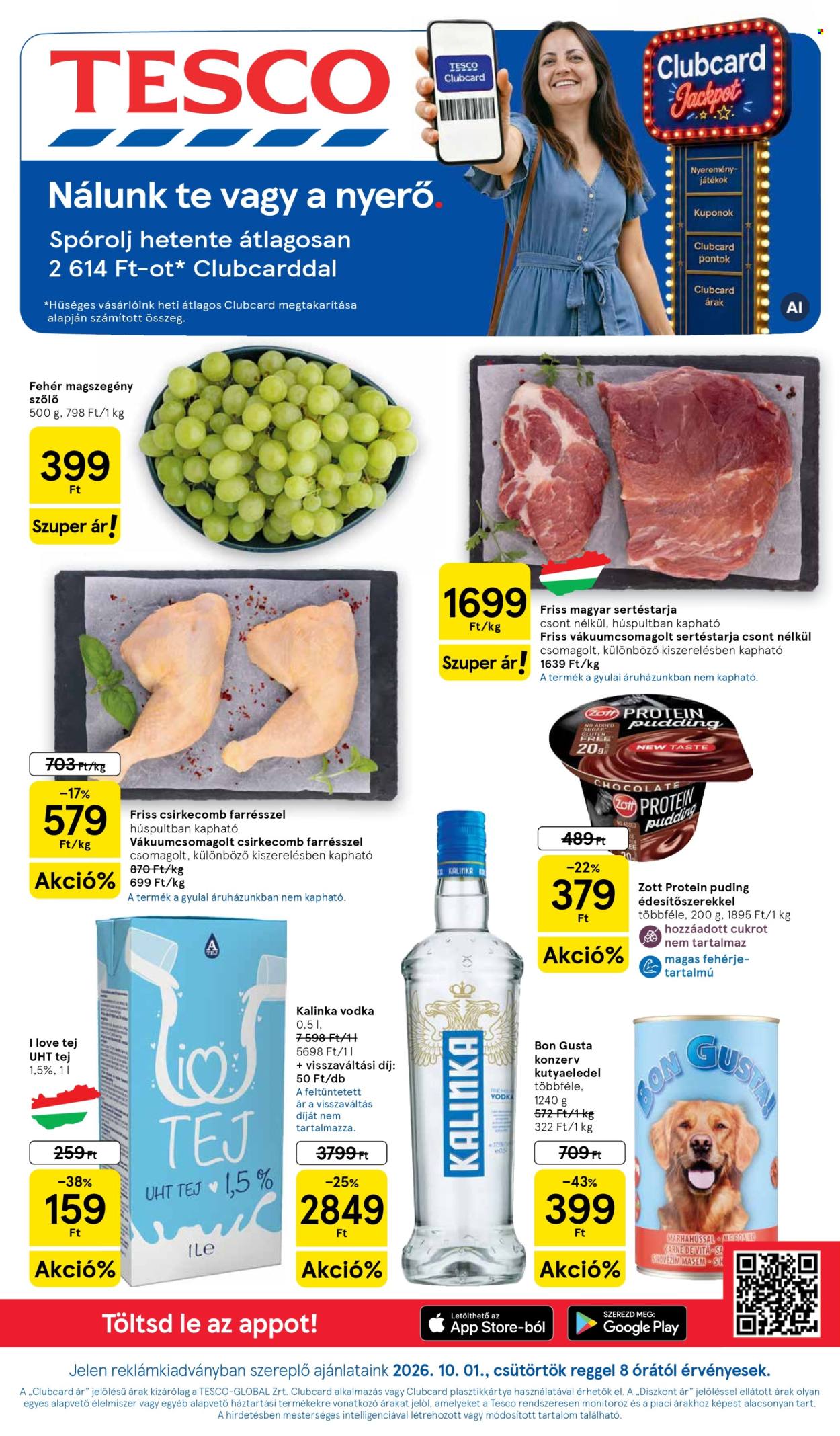 TESCO akciós újság érvényes:  - 2026.10.01 - 2026.10.07. 1. oldal Oldal 1