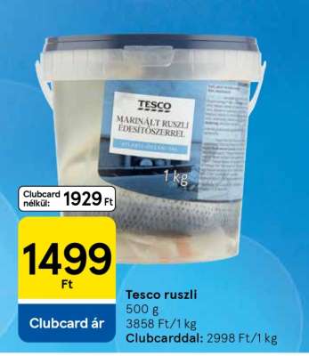 Tesco ruszli