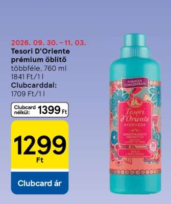 Tesori D'Oriente prémium öblítő