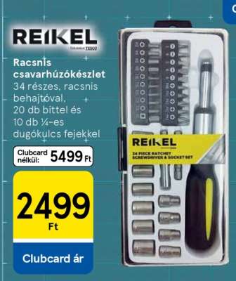 Racsnis csavarhúzókészlet