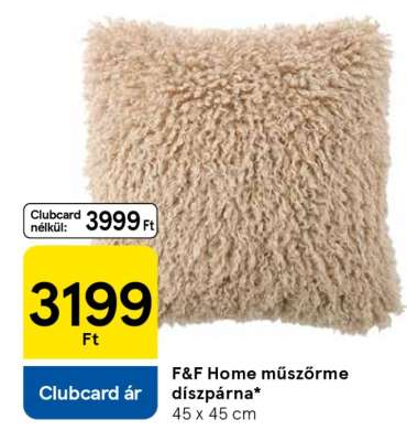 F&F Home műszőrme díszpárna
