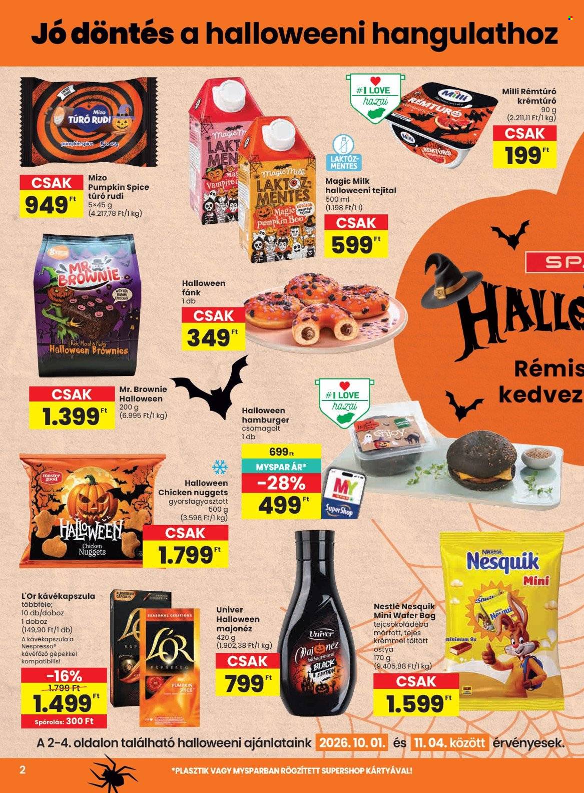 SPAR akciós újság érvényes:  - 2026.10.01 - 2026.10.07. 2. oldal Oldal 2