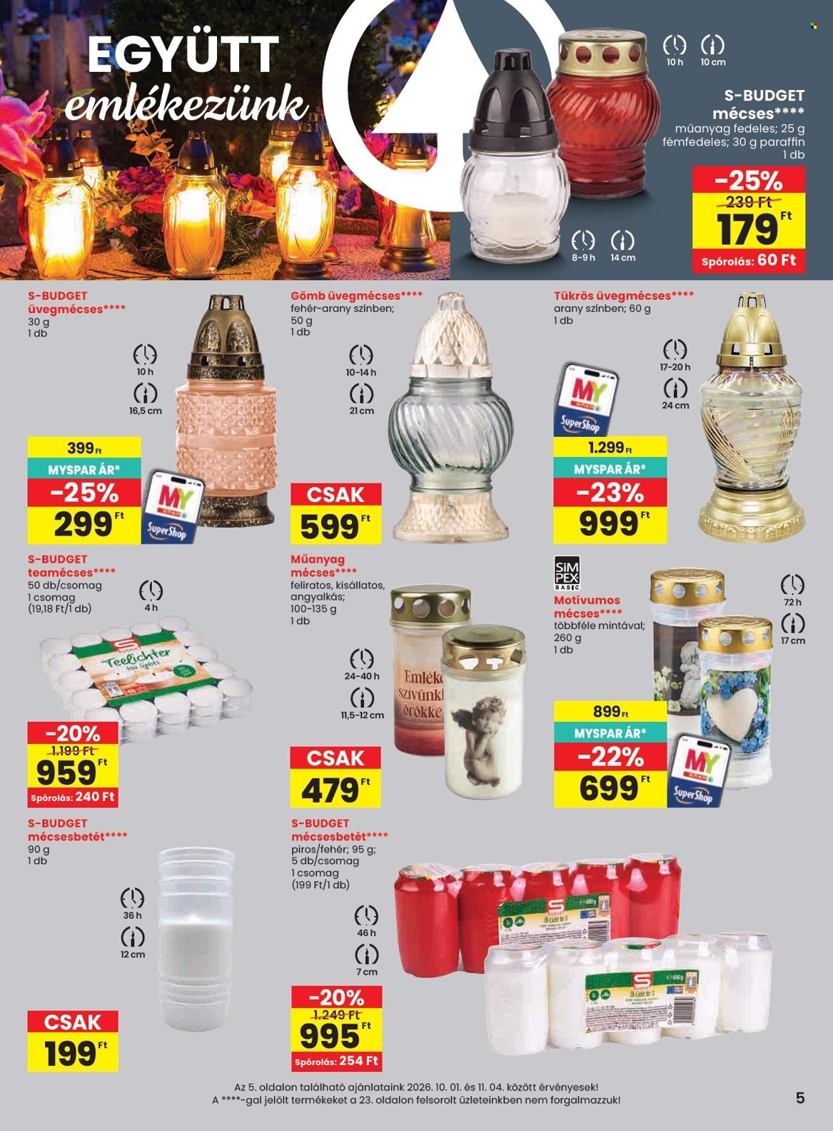 SPAR akciós újság érvényes:  - 2026.10.01 - 2026.10.07. 5. oldal Oldal 5