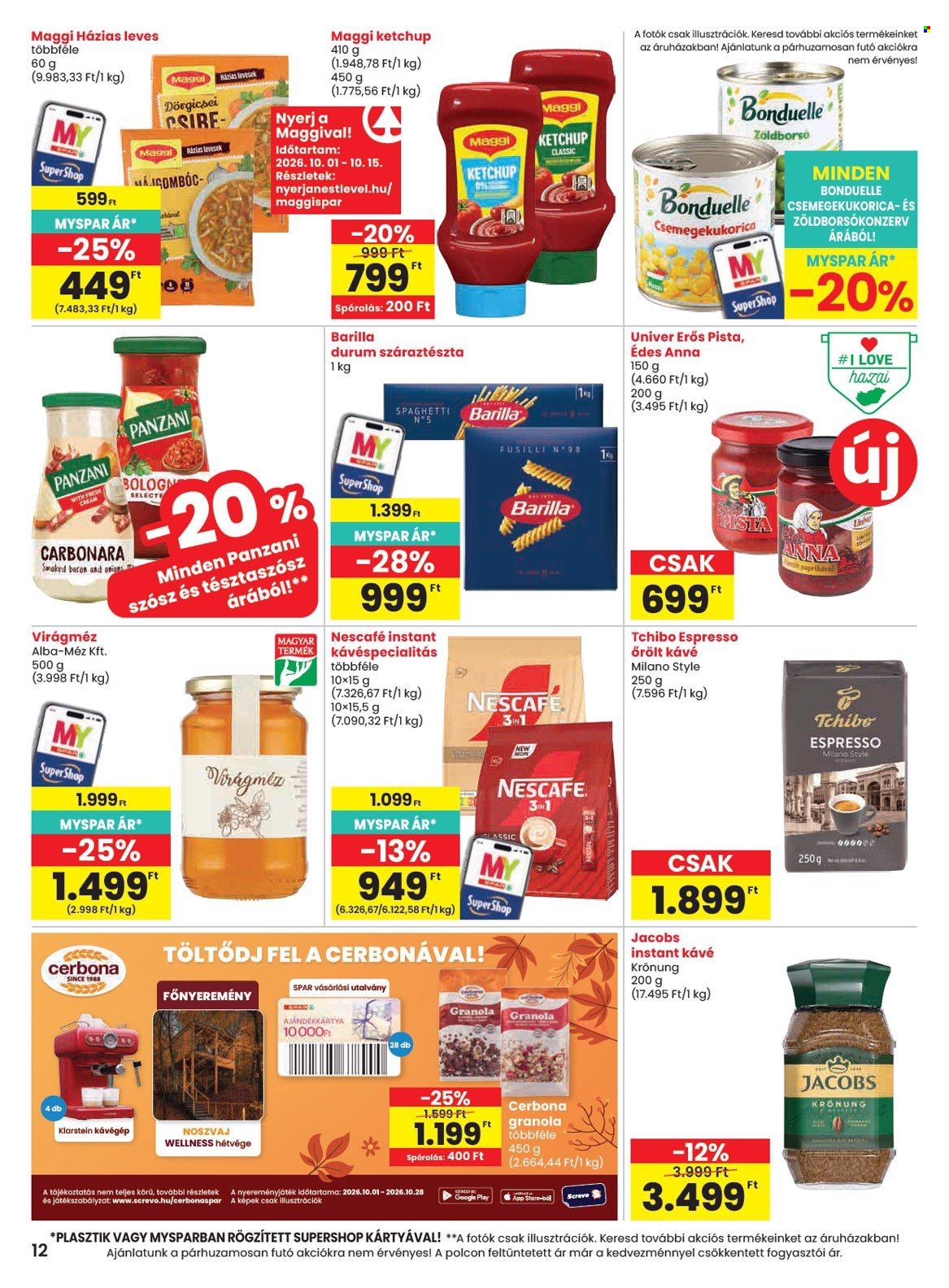 SPAR akciós újság érvényes:  - 2026.10.01 - 2026.10.07. 12. oldal Oldal 12