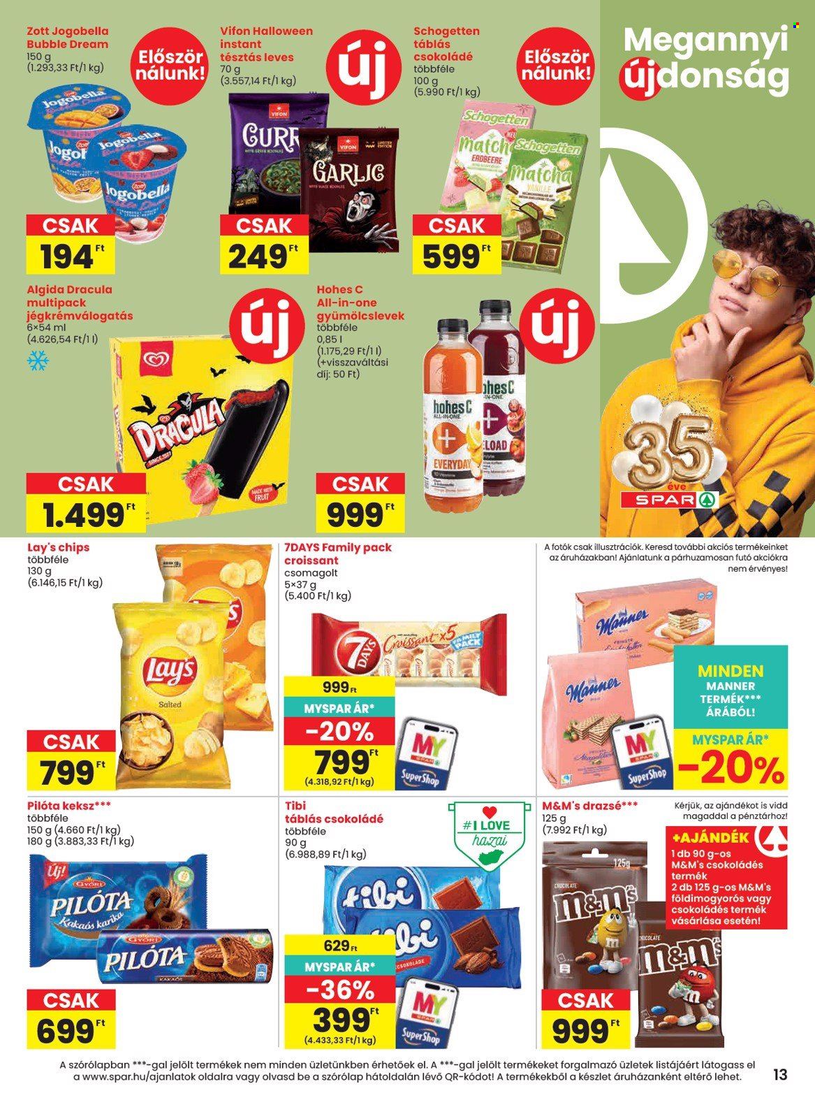 SPAR akciós újság érvényes:  - 2026.10.01 - 2026.10.07. 13. oldal Oldal 13