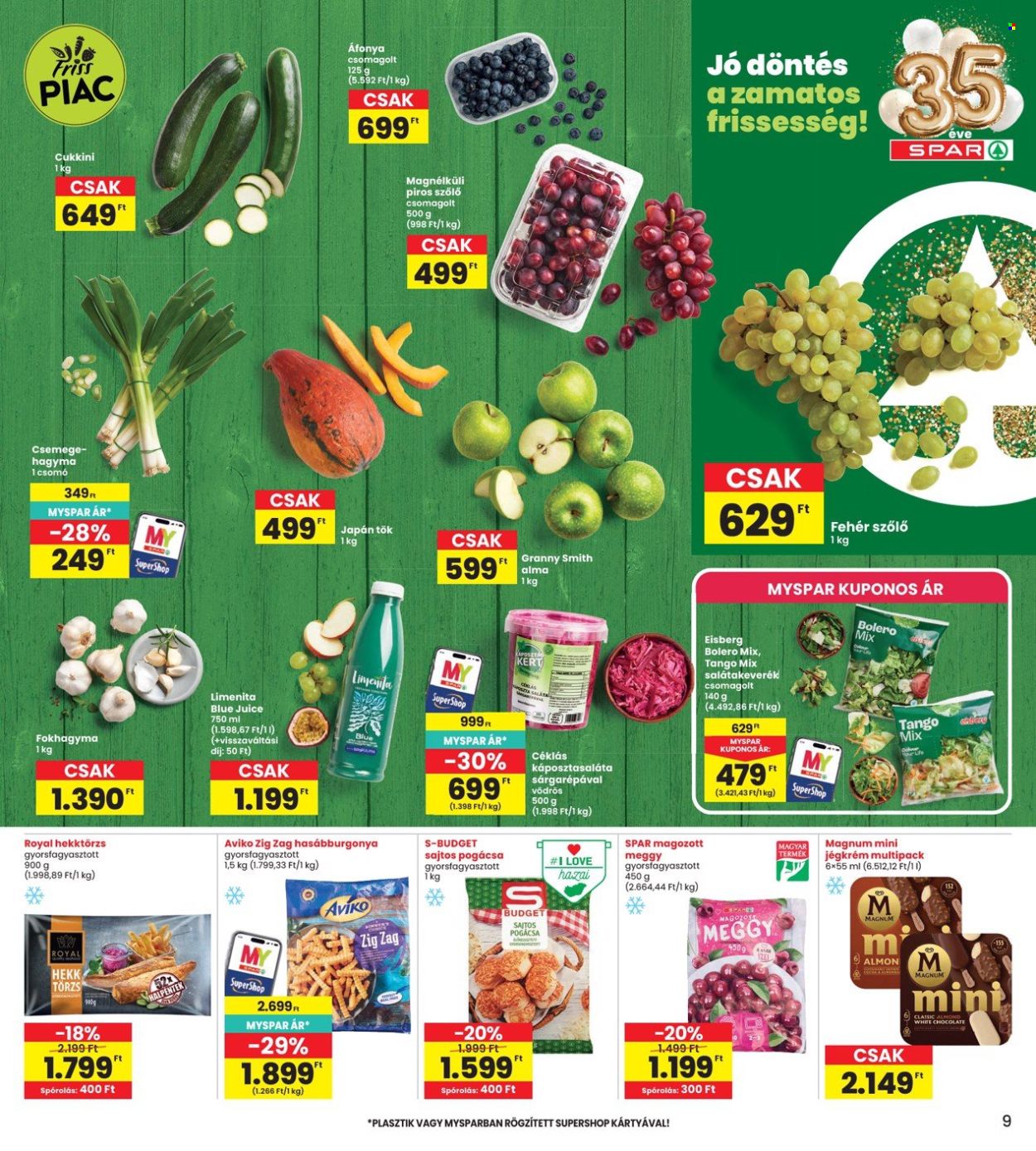 INTERSPAR akciós újság érvényes:  - 2026.10.01 - 2026.10.07. 9. oldal Oldal 9
