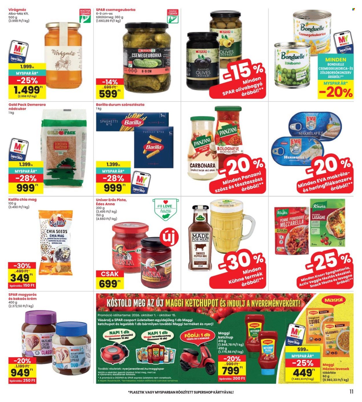 INTERSPAR akciós újság érvényes:  - 2026.10.01 - 2026.10.07. 11. oldal Oldal 11