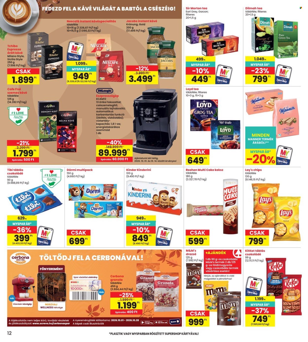 INTERSPAR akciós újság érvényes:  - 2026.10.01 - 2026.10.07. 12. oldal Oldal 12