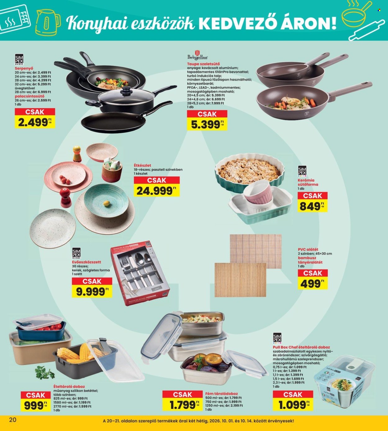 INTERSPAR akciós újság érvényes:  - 2026.10.01 - 2026.10.07. 20. oldal Oldal 20