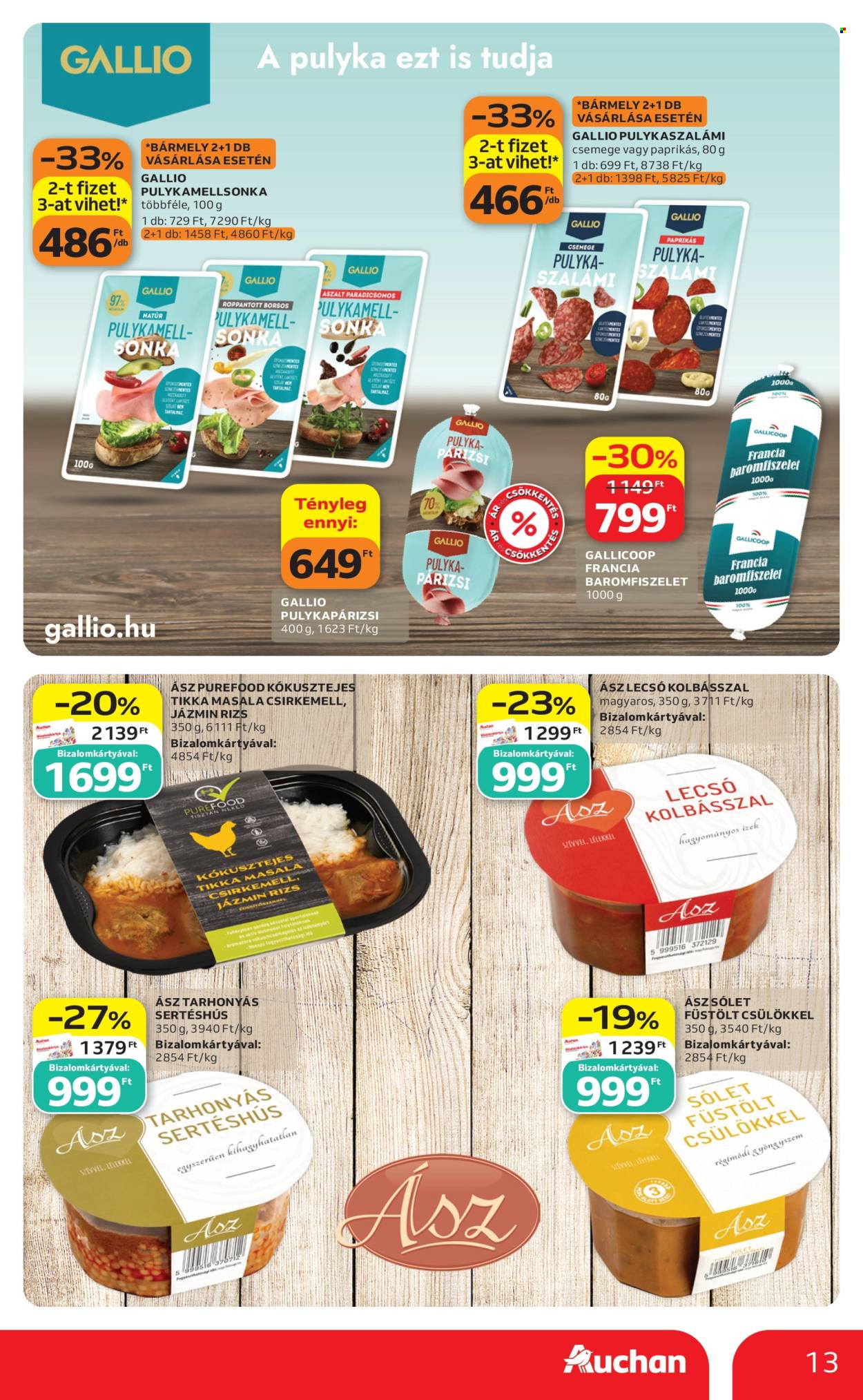Auchan akciós újság érvényes:  - 2026.10.01 - 2026.10.07. 13. oldal Oldal 13
