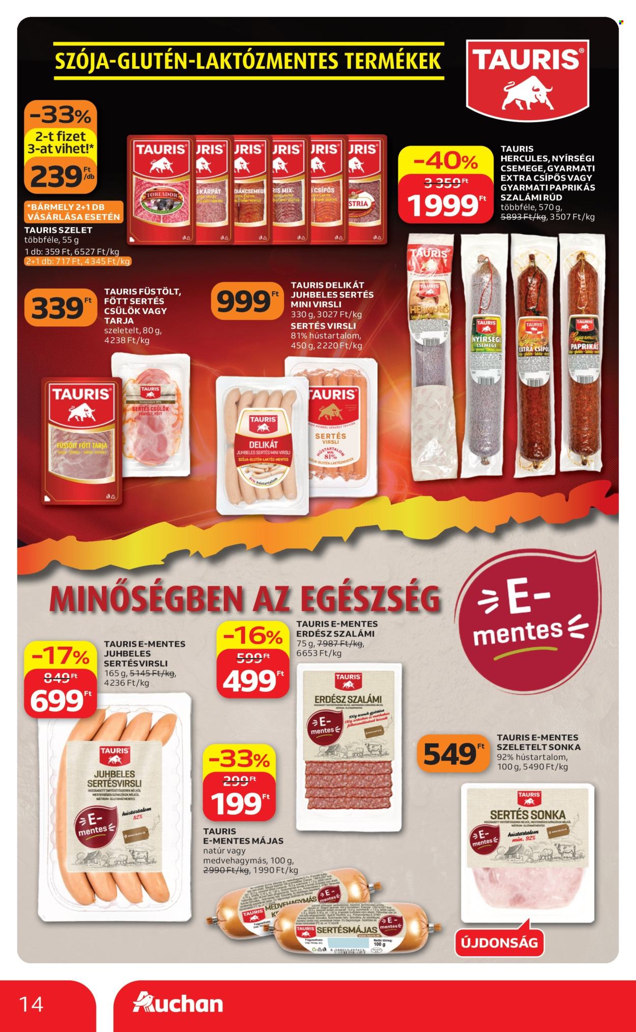 Auchan akciós újság érvényes:  - 2026.10.01 - 2026.10.07. 14. oldal Oldal 14