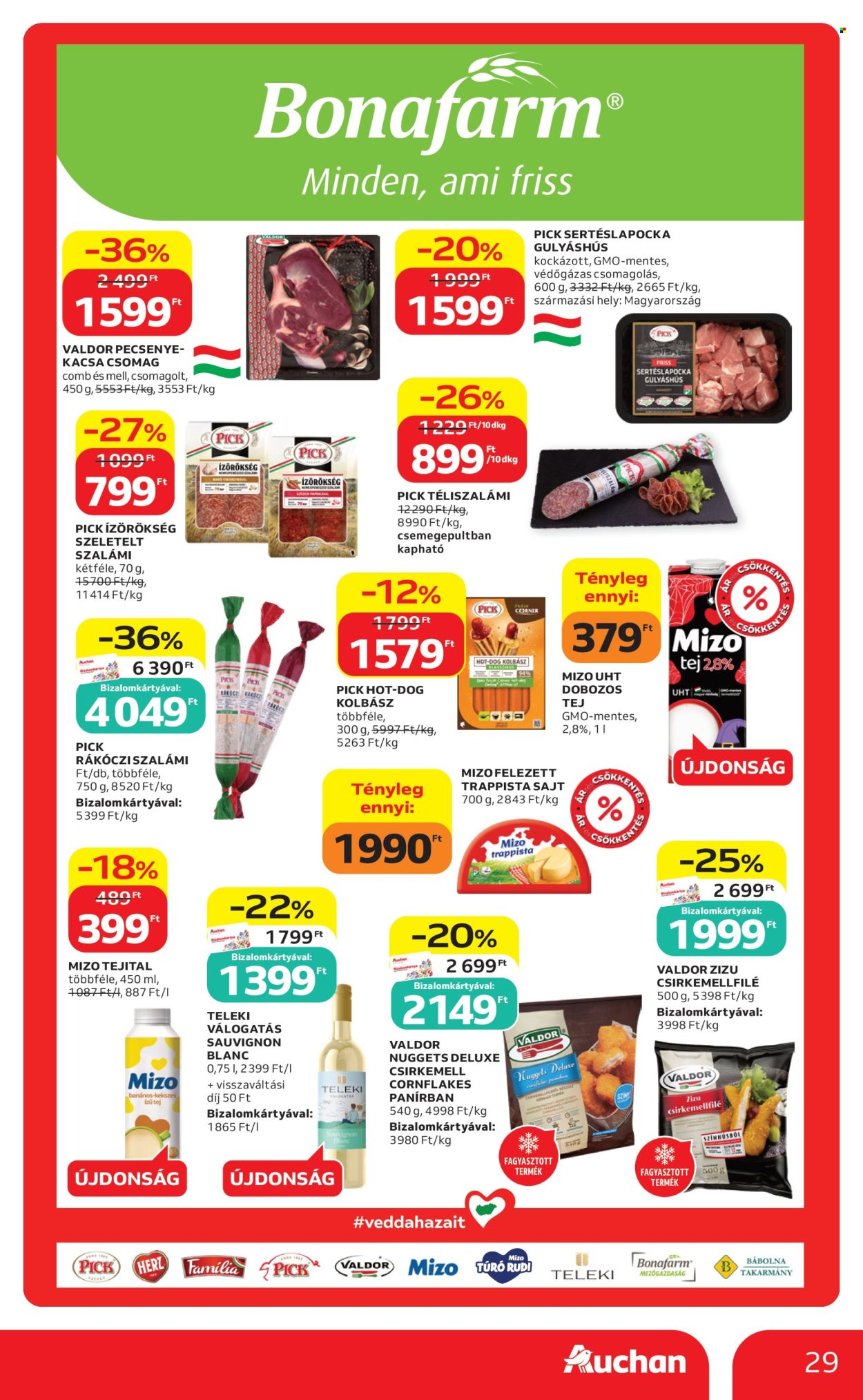 Auchan akciós újság érvényes:  - 2026.10.01 - 2026.10.07. 29. oldal Oldal 29