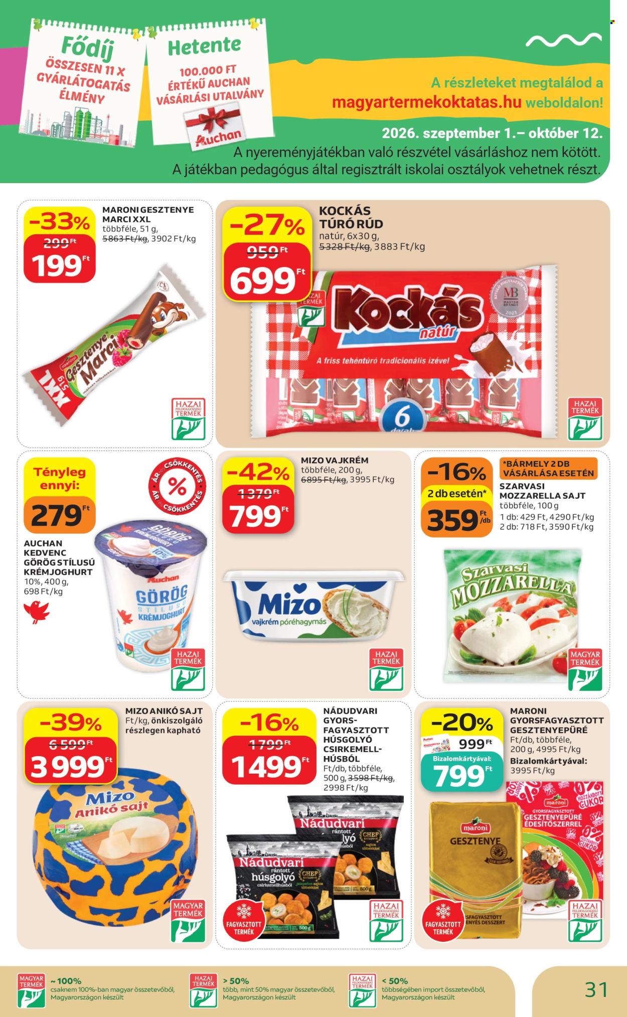 Auchan akciós újság érvényes:  - 2026.10.01 - 2026.10.07. 31. oldal Oldal 31