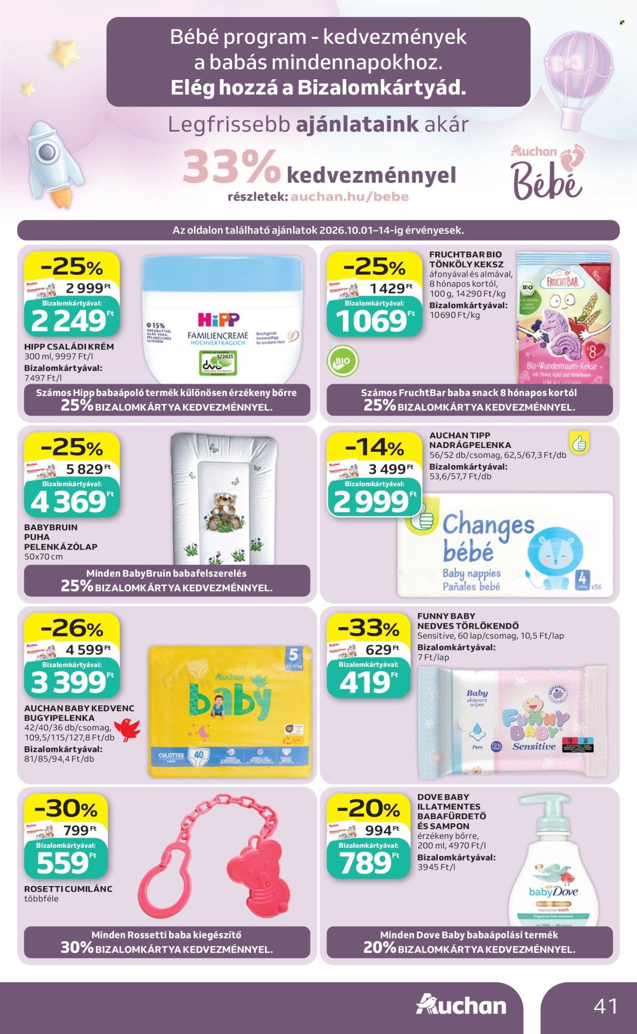 Auchan akciós újság érvényes:  - 2026.10.01 - 2026.10.07. 41. oldal Oldal 41