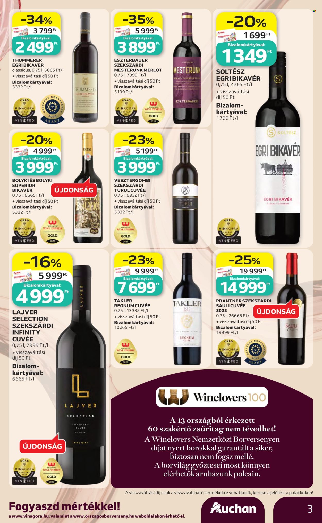 Auchan akciós újság érvényes:  - 2026.10.01 - 2026.10.21. 3. oldal Oldal 3