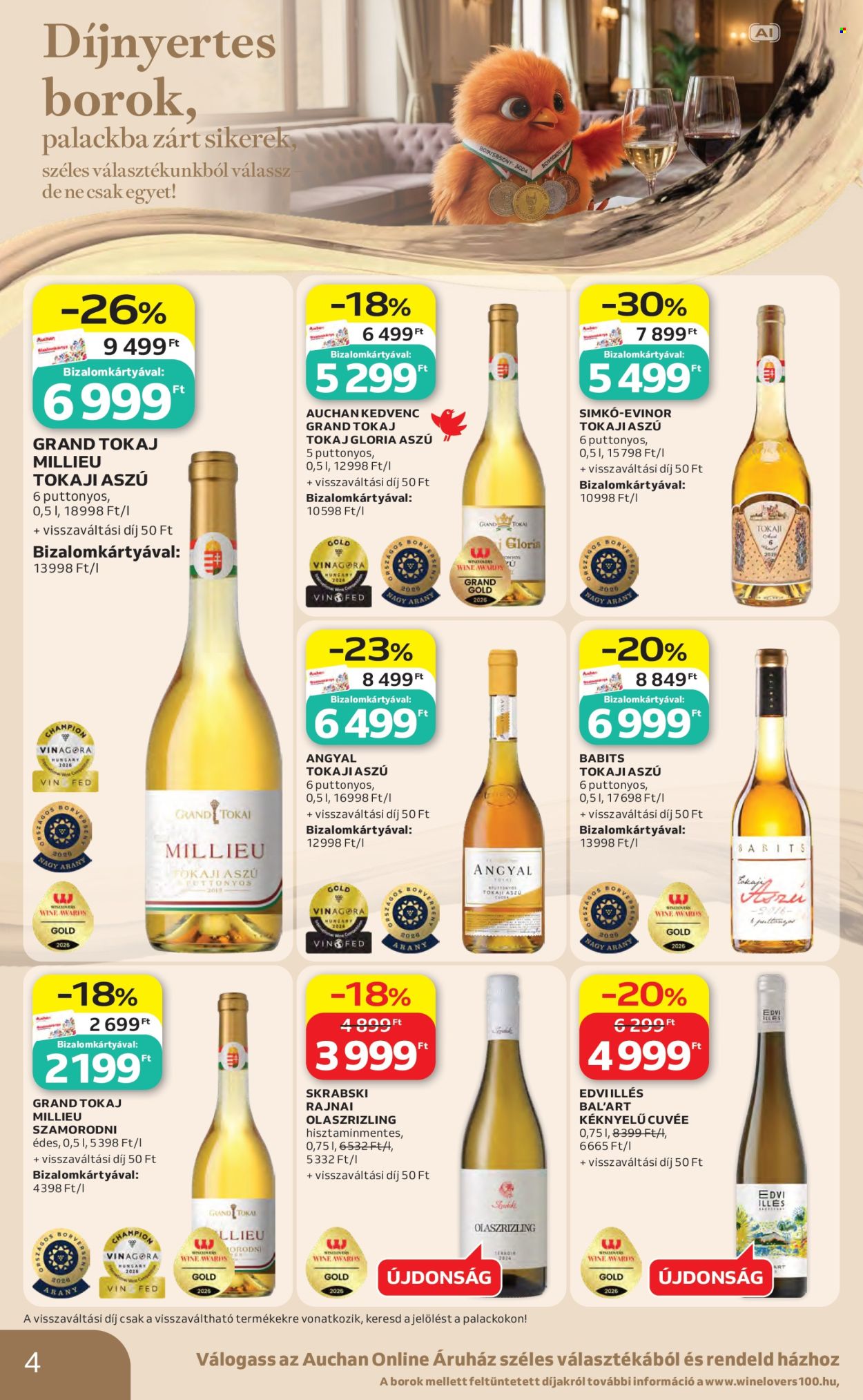 Auchan akciós újság érvényes:  - 2026.10.01 - 2026.10.21. 4. oldal Oldal 4