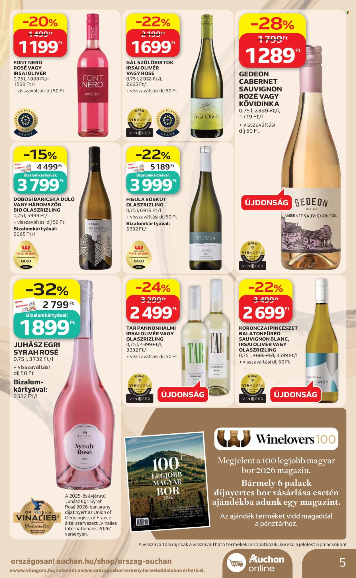 Auchan akciós újság érvényes:  - 2026.10.01 - 2026.10.21. 5. oldal Oldal 5