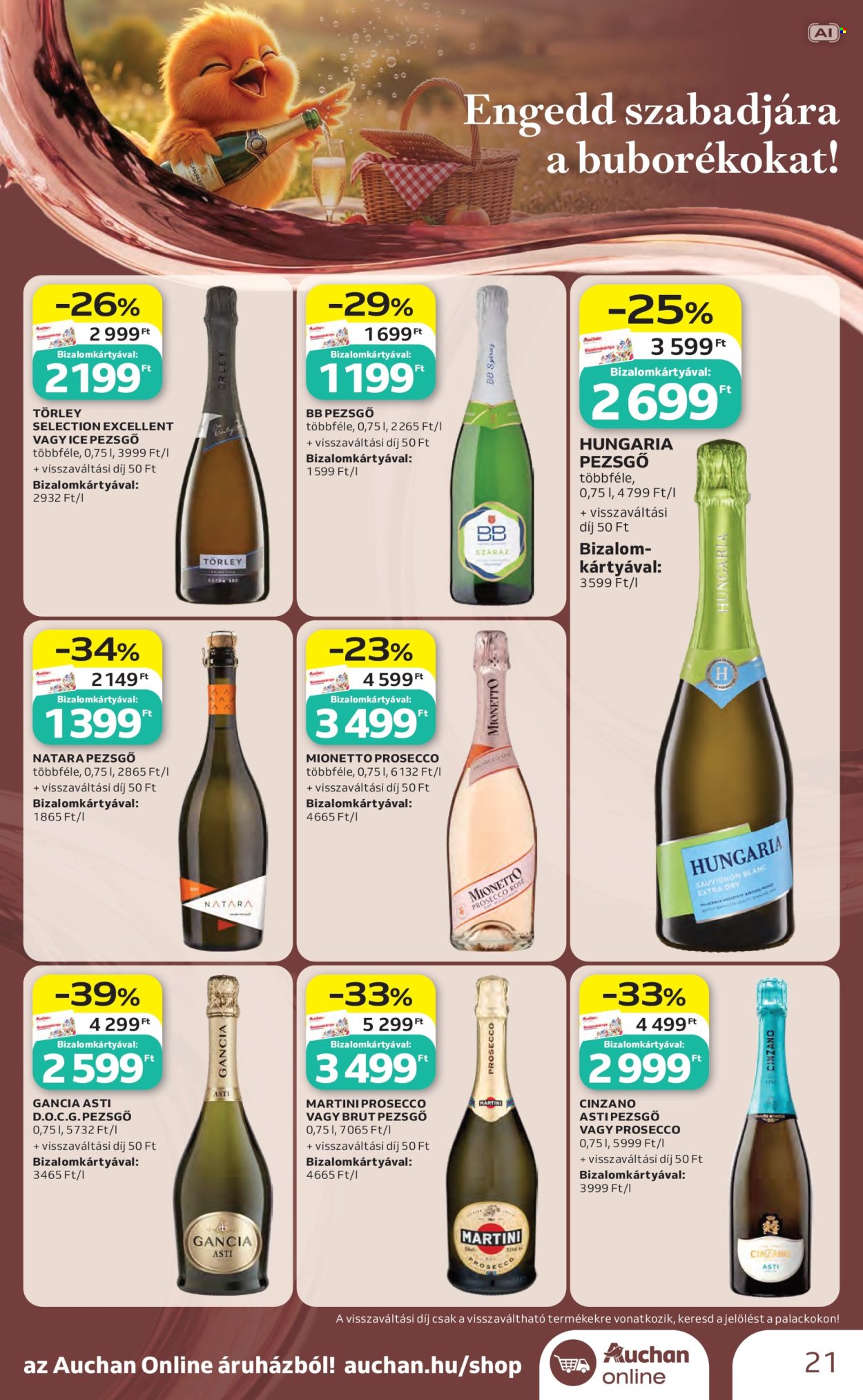 Auchan akciós újság érvényes:  - 2026.10.01 - 2026.10.21. 21. oldal Oldal 21