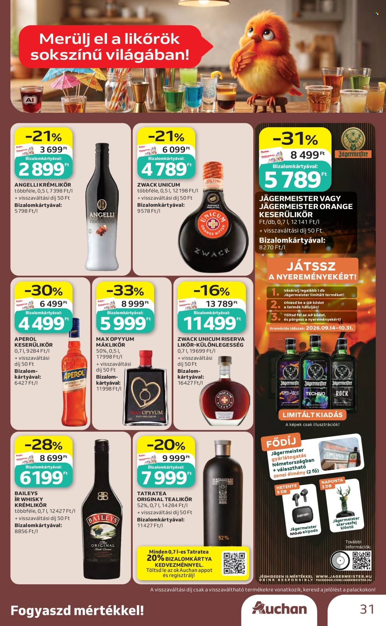 Auchan akciós újság érvényes:  - 2026.10.01 - 2026.10.21. 31. oldal Oldal 31