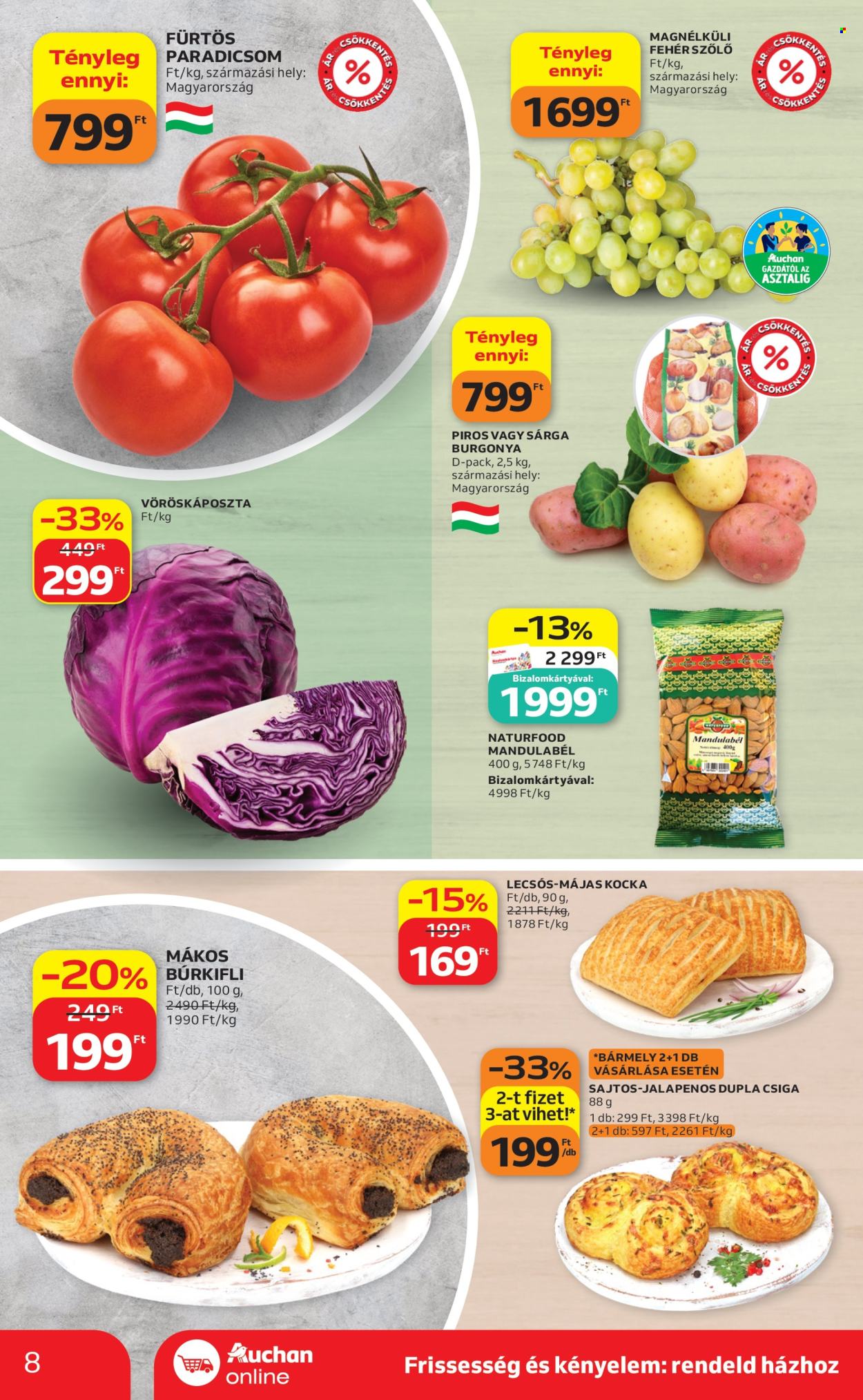 Auchan akciós újság érvényes:  - 2026.10.01 - 2026.10.07. 8. oldal Oldal 8