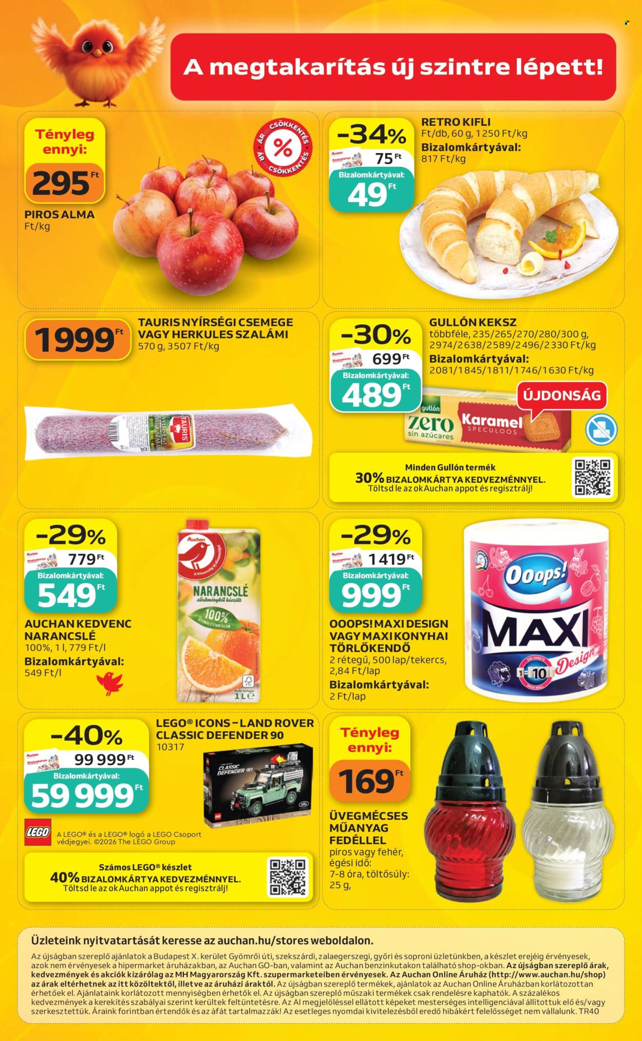 Auchan akciós újság érvényes:  - 2026.10.01 - 2026.10.07. 20. oldal Oldal 20