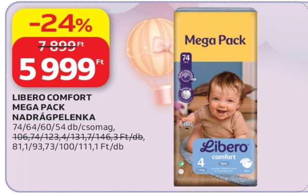 LIBERO COMFORT MEGA PACK NADRÁGPELENKA