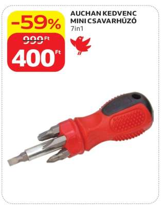 AUCHAN KEDVENC MINI CSAVARHÚZÓ