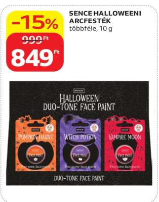 SENCE HALLOWEENI ARCFESTÉK
