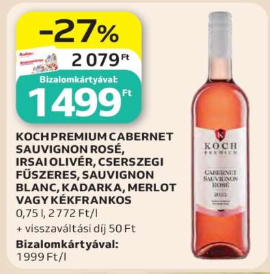 KOCH PRÉMIUM CABERNET SAUVIGNON ROSÉ