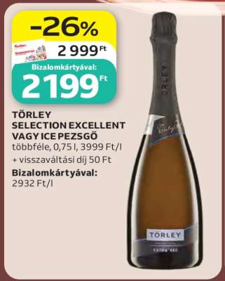 TÖRLEY SELECTION EXCELLENT VAGY ICE PEZSGŐ