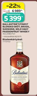 Ballantine's Finest Blended Skót, Brasil, Sunshine, Wild vagy Passionfruit Whisky