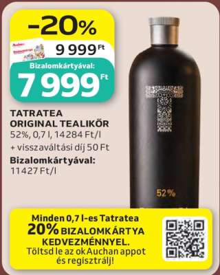 Tatratea Original tealikőr