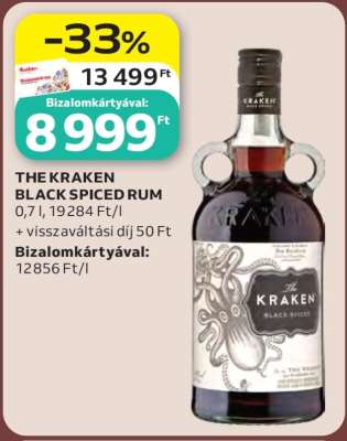 The Kraken Black Spiced Rum