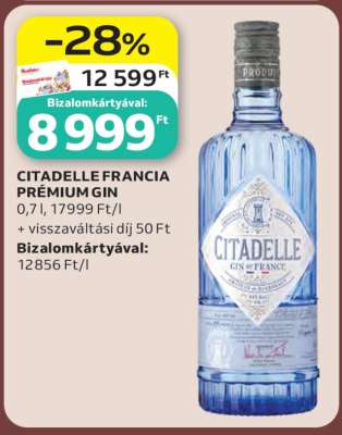 CITADELLE FRANCIA PRÉMIUM GIN