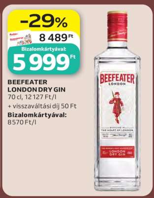 BEEFEATER London Dry gin