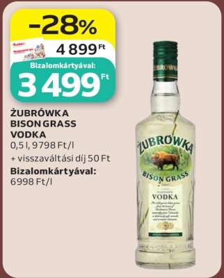 Żubrówka Bison Grass Vodka