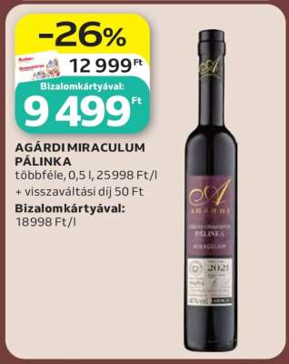 Agárdi Miraculum Pálinka