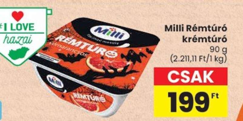 MILLI﻿﻿ Rémtúró / krémtúró