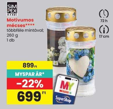 Motívumos mécses