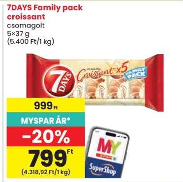 7DAYS Family Pack croissant
