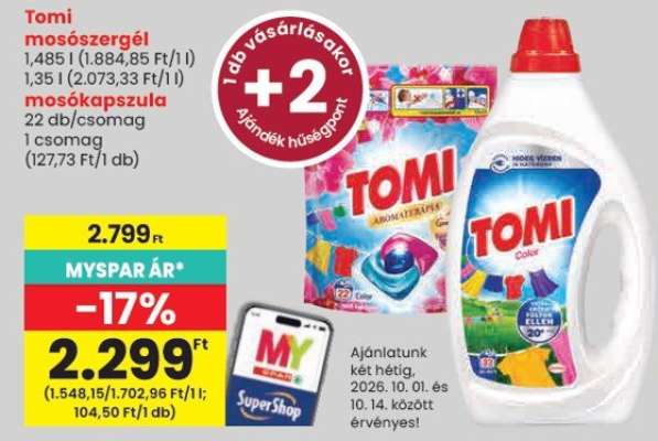 Tomi mosószergél