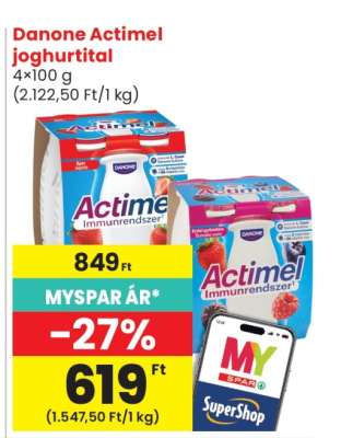 Danone Actimel joghurtital