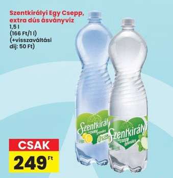 Szentkirályi Egy Csepp, extra dús ásványvíz