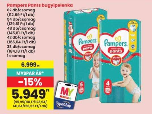 Pampers Pants bugyipelenka