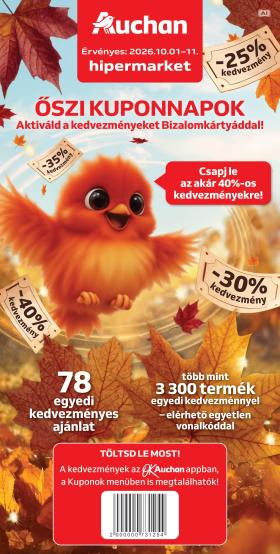 Auchan - Őszi kuponnapok