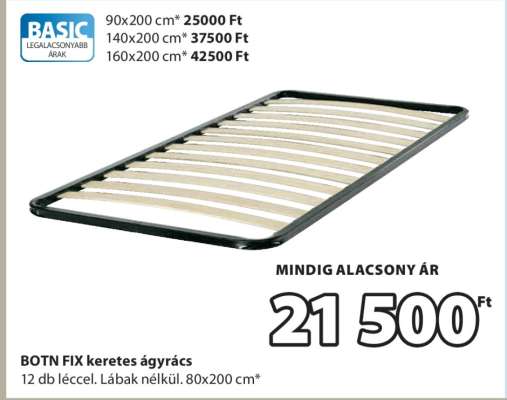 BOTN FIX keretes ágyrács