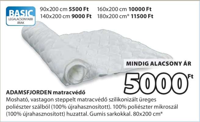 ADAMSFJORDEN matracvédő